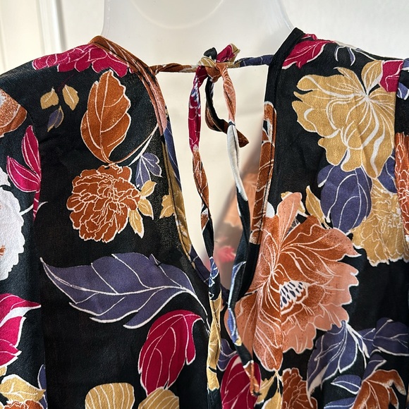 Band Of The Free Astrid Hi-Lo Floral Wrap Maxi Boho Dress (S) NWT - Picture 11 of 13